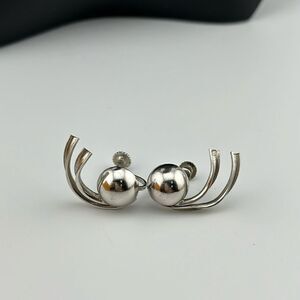 Sterling silver Bond Boyd earrings